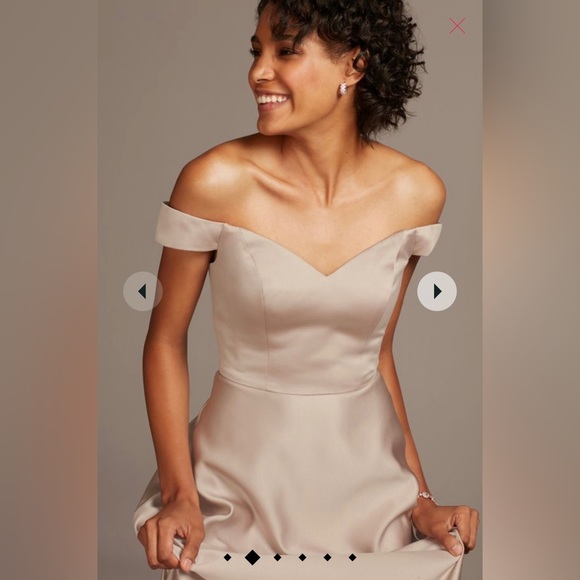 Bridesmaid Blush Floor-length dress - Picture 3 of 4